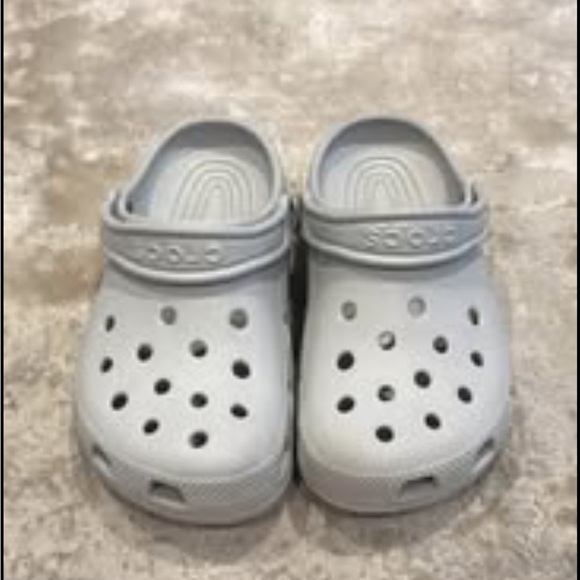 Kids Gray Crocs - Picture 2 of 3